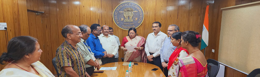 Swearing-in Ceremony of Dr. Sarita Supkar as Chairperson (I/C) of Odisha Public Service Commission