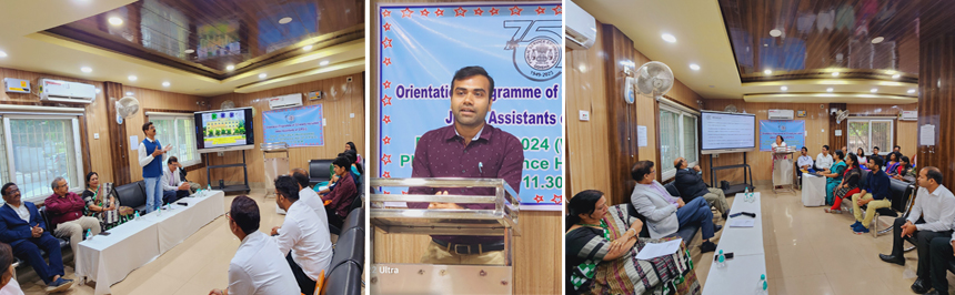 Orientation Programme of newly recruited Junior Assistants of O.P.S.C  Date -  20.03.2024