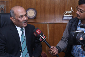 Chairman speaking to News 18 Odia TV Channel on 05 Feb 2020 on the occasion of Inauguration of new Web portal &amp; CSMS