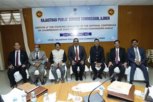Standing Committee Meeting of The National Conference of Chairpersons of State PSCs held on 7 Jan,2022 at Ajmer, Rajasthan