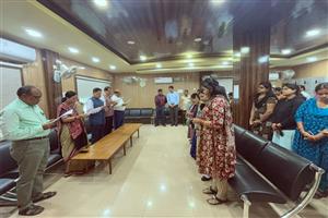 Hon’ble Chairman of OPSC administering National Voters’ Day pledge- January, 2025