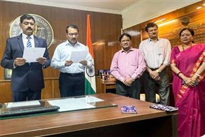Swearing-in Ceremony of Shri Shyama Bhakta Mishra as Member of Odisha Public Service Commission