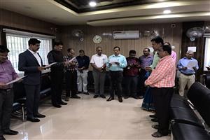 Oath  Administered by Hon'ble Chairman to Officers &amp; Staff on National Voter's Day 25.01.2023